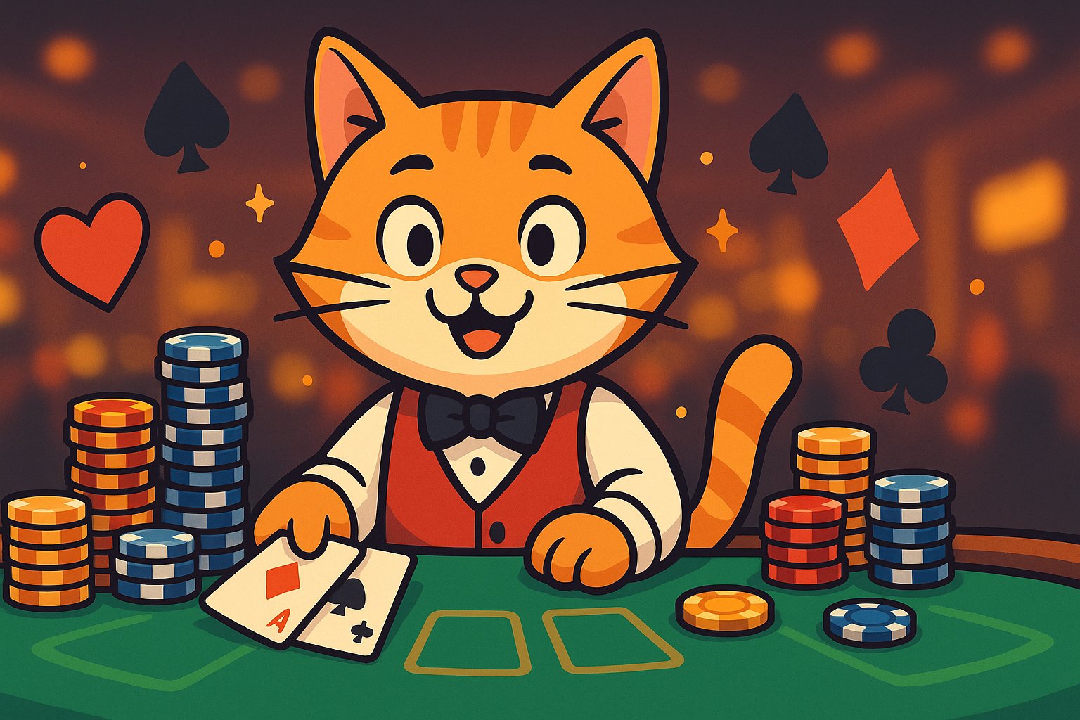 Kartu baccarat tampil rapi di ponsel